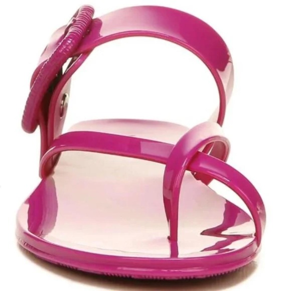 NEW❗️Veronica Beard Salva Jelly Orchid Sandal - Picture 8 of 15